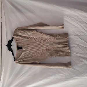 EUC Lane Bryant gold sweater